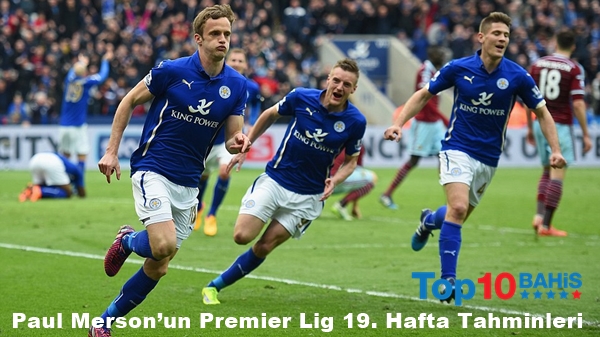 Leicester City gol sevinci West Ham maçında