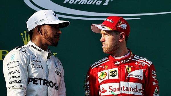 Lewis Hamilton ve Sebastian Vettel