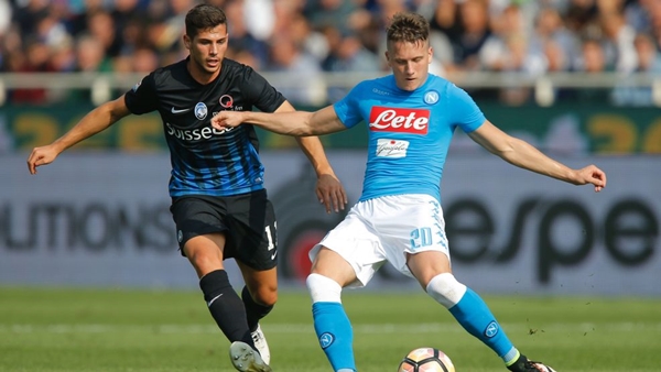 Remo Freuler (Atalanta) ve Piotr Zieliński (Napoli)