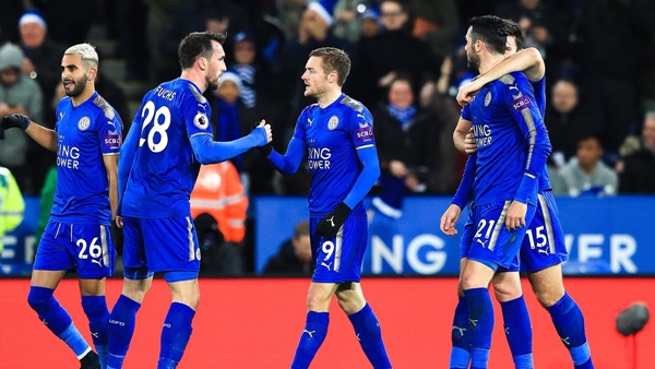 Leicester City gol sevinci